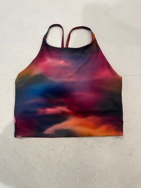 Old Navy Active Hot Pink watercolor PowerSoft Sports Tank. So moody!